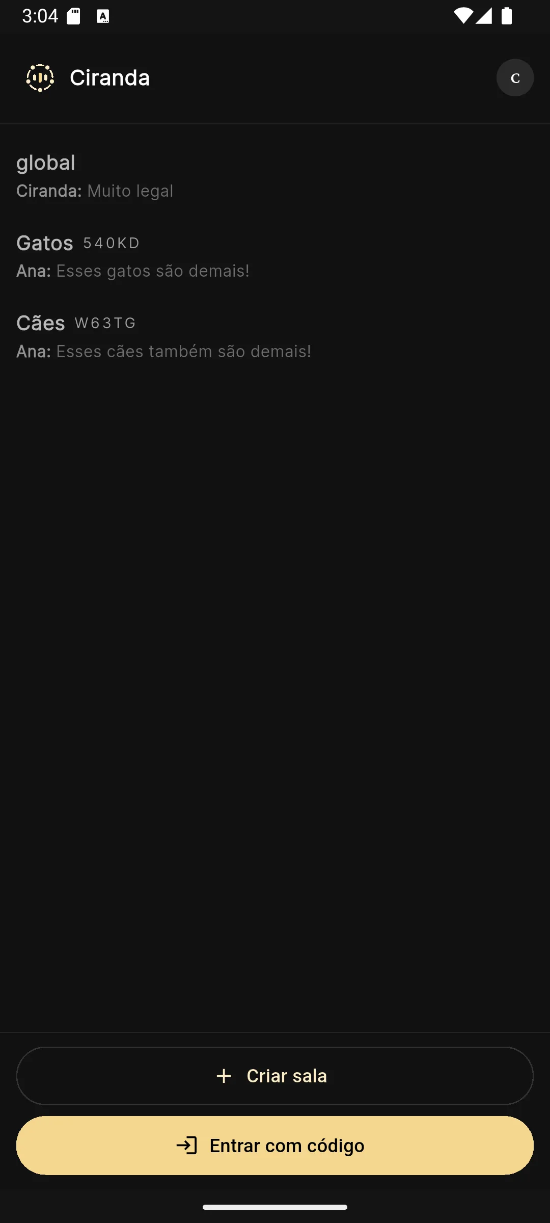 Main screenshot