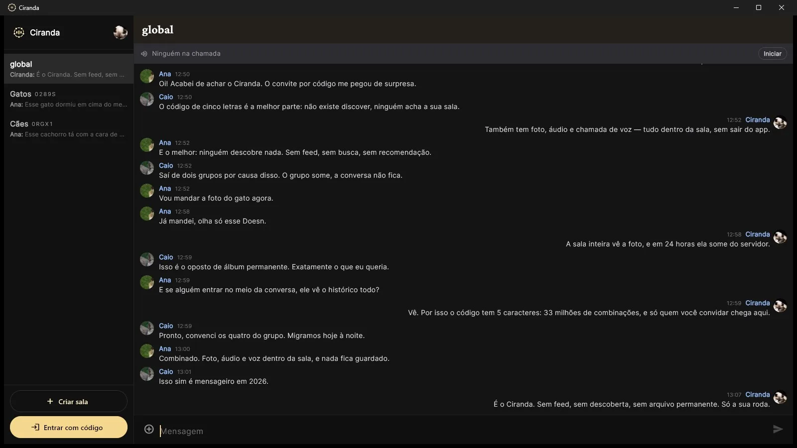 Ciranda — Capturas de tela 1
